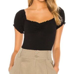 Lovers and Friends Lacey Bodysuit - Black (M)